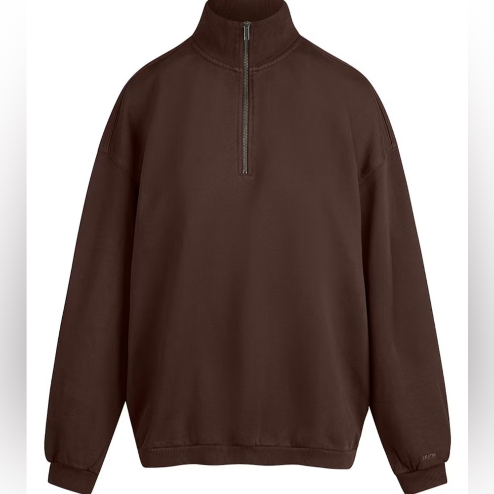 SKIMS Boyfriend Oversized Half Zip Fleece